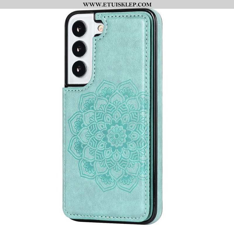 Etui do Samsung Galaxy S22 5G Posiadacz Karty Z Nadrukiem Mandali